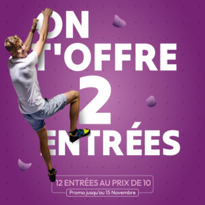 Climb Up Mulhouse Wittenheim : 12 entrées au prix de 10