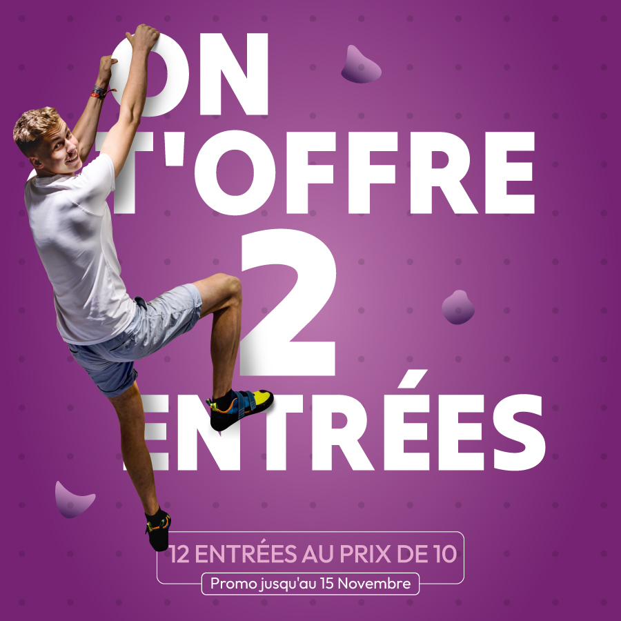 Climb Up Mulhouse Wittenheim : 12 entrées au prix de 10